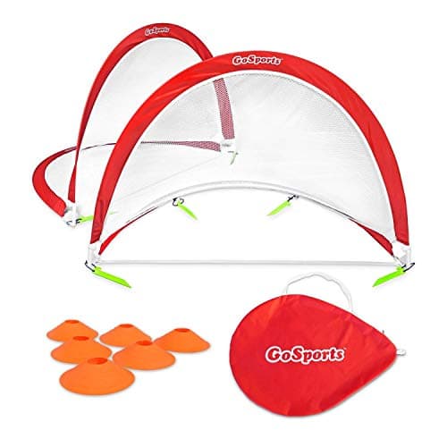 GoSports Portable Pop Up Soccer Goals, 4 ft (set of two)