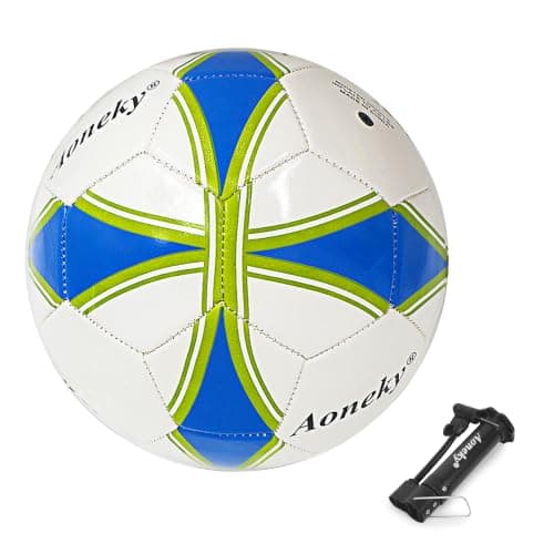 Aoneky Size 3 Soccer Ball with Pump
